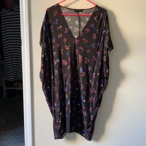 Hatch Maternity Floral Slouch Dress, O/S